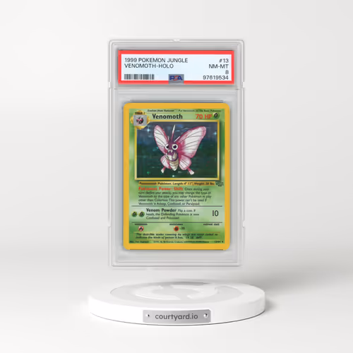 1999 Pokémon Jungle #13 Venomoth - Holo (PSA 8 NM-MT)