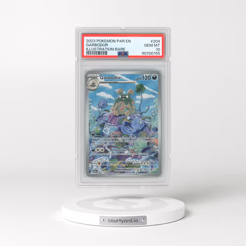 2023 Pokémon Par EN-Paradox Rift #204 Garbodor - Illustration Rare (PSA 10 GEM MINT)