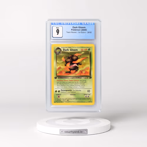 2000 Team Rocket #36/82 Dark Gloom - 1st Edition 1st Edition (CGC 9 MINT)