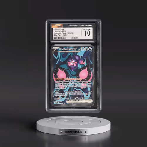2023 Shrouded Fable - SFA EN #085/064 Pecharunt ex - Ultra Rare Holo (CGC 10 GEM MINT)