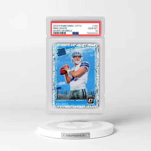 2018 Panini Donruss Optic #185 Mike White - White Sparkle (PSA 10 GEM MINT)