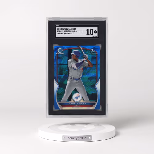 2023 Bowman Sapphire #BCP-111 Josue De Paula - Chr. Pros. (SGC 10 GEM MINT)