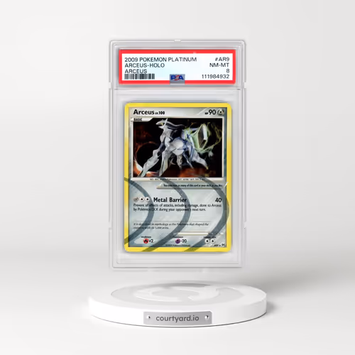 2009 Pokémon Platinum Arceus #AR9 Arceus - Holo (PSA 8 NM-MT)