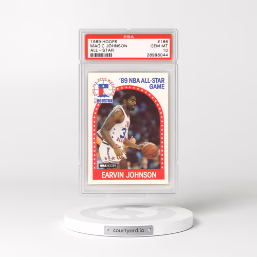 1989 Hoops #166 Magic Johnson - All-Star (PSA 10 GEM MINT)