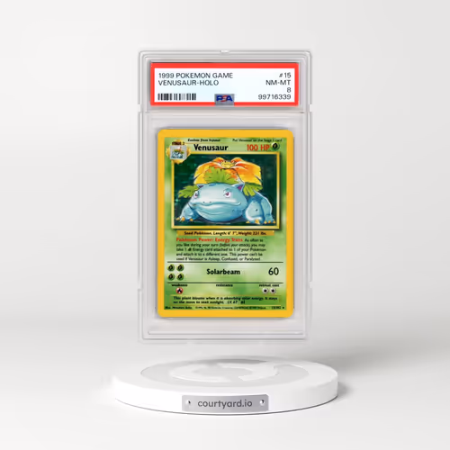 1999 Pokémon Game #15 Venusaur - Holo (PSA 8 NM-MT)