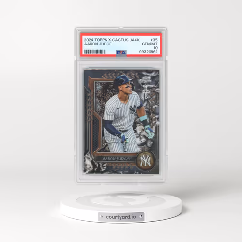2024 Topps Cosmic Chrome X Cactus Jack #35 Aaron Judge (PSA 10 GEM MINT)