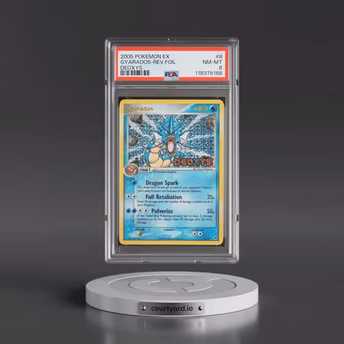 2005 Pokémon EX Deoxys #8 Gyarados - Reverse Foil (PSA 8 NM-MT)