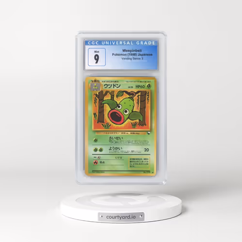 1998 Vending Series 3 (Pokeball Symbol. Glossy) Weepinbell (CGC 9 MINT)