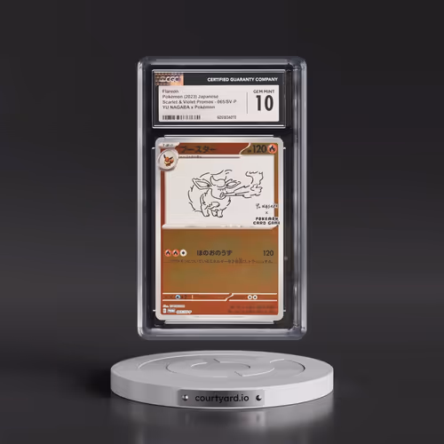 2022 Scarlet & Violet Promos #065/SV-P Flareon - Reverse Holo YU NAGABA x Pokémon () (CGC 10 GEM MIN