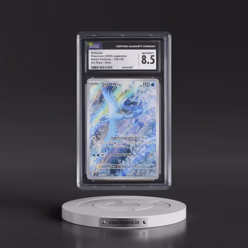 2025 Battle Partners - sv9 #102/100 Articuno - Art Rare Holo (CGC 8.5 NM-MT+)