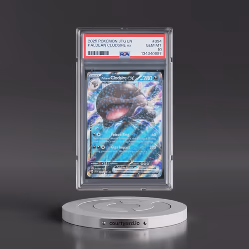 2025 Pokémon Jtg EN-Journey Together #094 Paldean Clodsire EX - Holo (PSA 10 GEM MINT)