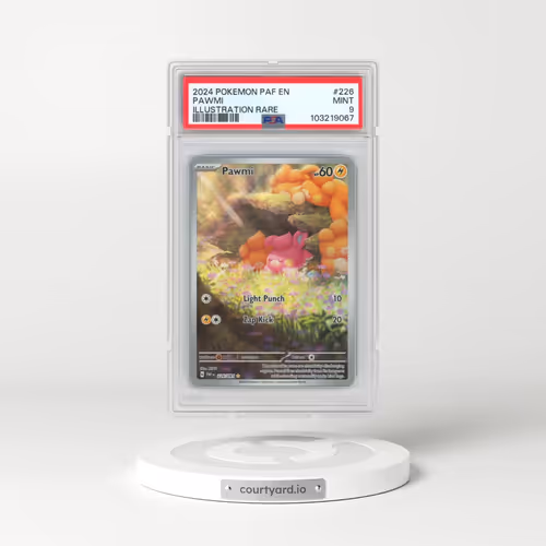 2024 Pokémon Paf EN-Paldean Fates #226 Pawmi - Illustration Rare (PSA 9 MINT)