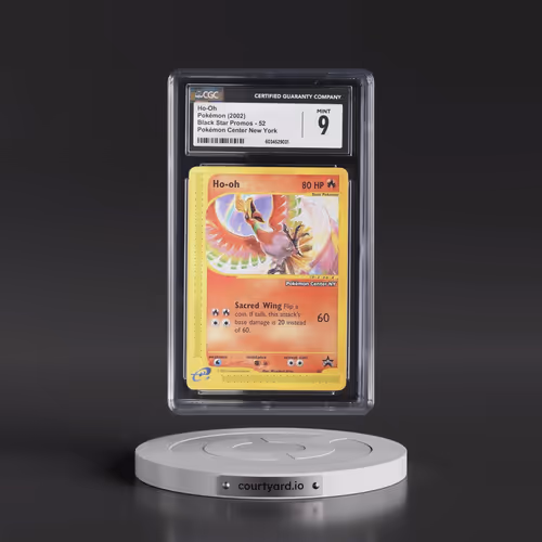 2002 Pokémon League Promo Black Star #52 HO-Oh - Pokemon Center NY (CGC 9 MINT)