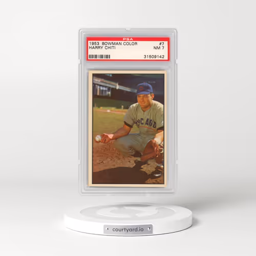 1953 Bowman Color #7 Harry Chiti (PSA 7 NM)