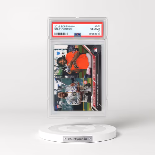 2023 Topps Now #561 Vladimir Guerrero Jr./Vladimir Guerrero Sr (PSA 10 GEM MINT)