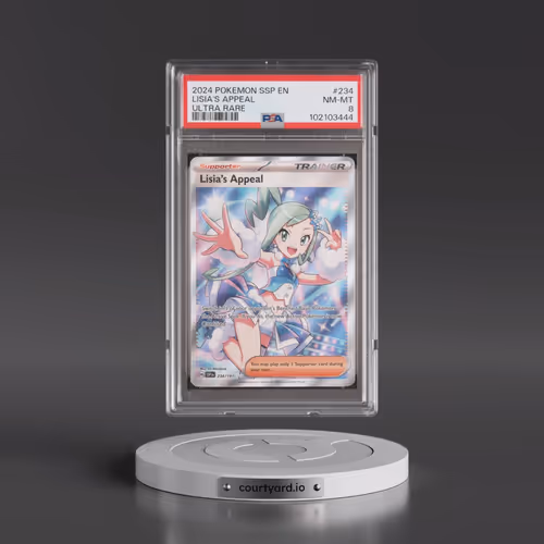 2024 Pokémon Ssp EN-Surging Sparks #234 Lisia's Appeal - Ultra Rare (PSA 8 NM-MT)