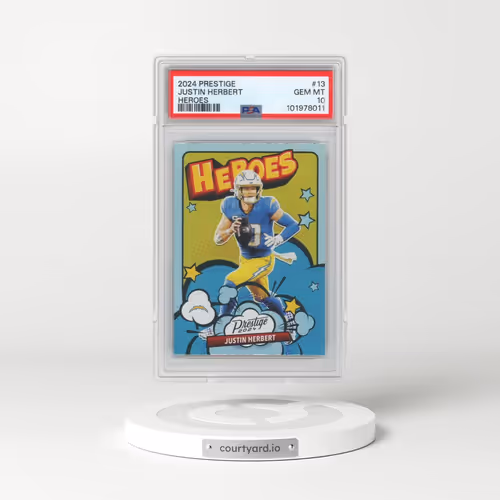 2024 Panini Prestige Heroes #13 Justin Herbert (PSA 10 GEM MINT)