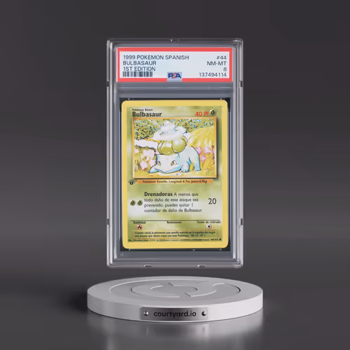 1999 Pokémon #44 Bulbasaur - 1st Edition (PSA 8 NM-MT)