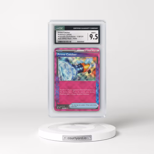 2024 Prismatic Evolutions - PRE EN #119/131 Prime Catcher - ACE SPEC Rare Holo (CGC 9.5 MINT+)