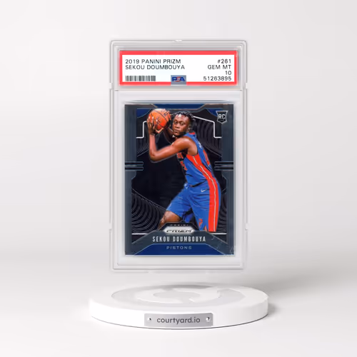 2019 Panini Prizm #261 Sekou Doumbouya (PSA 10 GEM MINT)