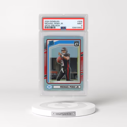 2024 Panini Donruss #308 Michael Penix Jr. - Optic Preview (PSA 9 MINT)