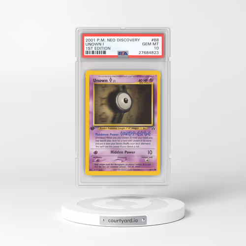 2001 Neo Discovery #68 Unown I - 1st Edition (PSA 10 GEM MINT)