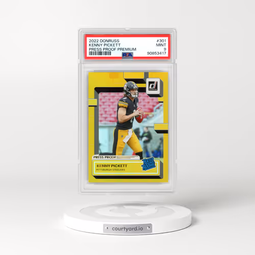 2022 Panini Donruss #301 Kenny Pickett - Press Proof Premium (PSA 9 MINT)