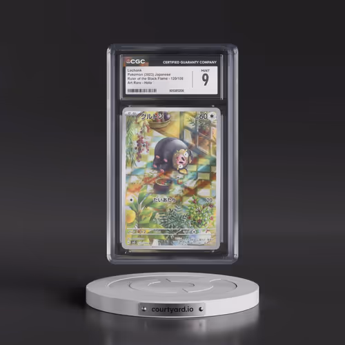 2023 Pokémon SV3-Ruler of the Black Flame #120 Lechonk - Art Rare (CGC 9 MINT)