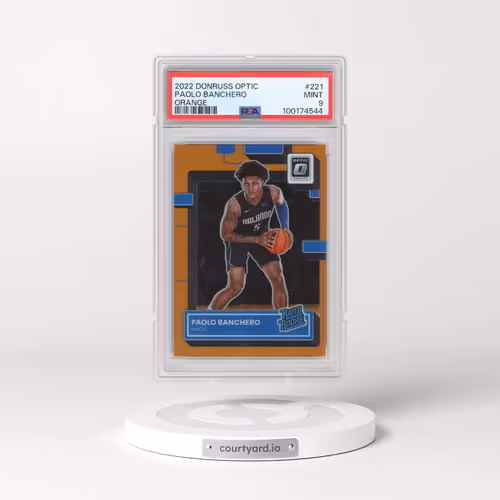 2022 Panini Donruss Optic #221 Paolo Banchero - Orange (PSA 9 MINT)