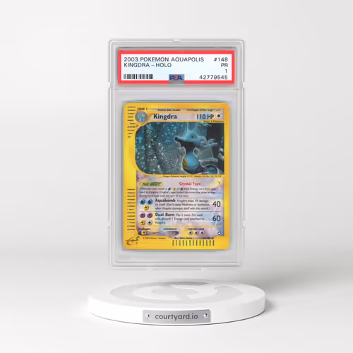 2003 Pokémon Aquapolis #148 Kingdra - Holo (PSA 1 PR)