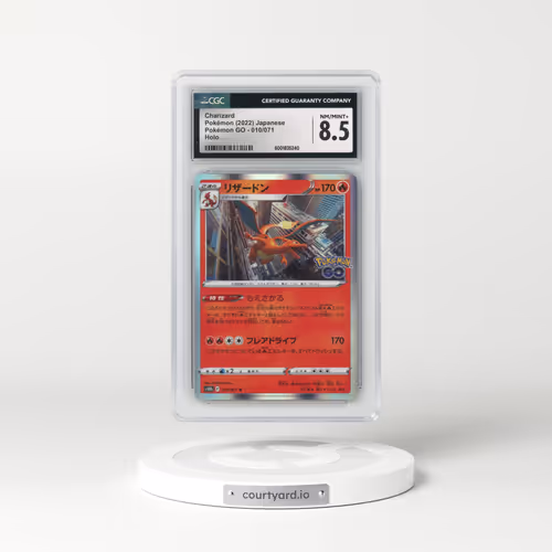 2022 Pokémon GO #010/071 Charizard - Holo (CGC 8.5 NM-MT+)