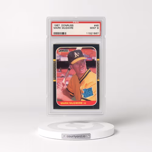 1987 Donruss #46 Mark McGwire (PSA 9 MINT)