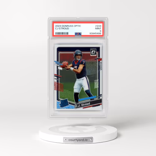 2023 Panini Donruss Optic #244 CJ Stroud (PSA 9 MINT)