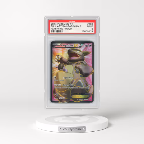 2014 Pokémon XY Flashfire #103 Kangaskhan EX - Holo Full Art (PSA 9 MINT)
