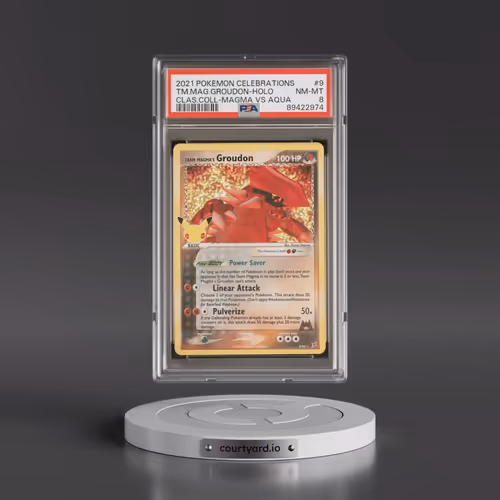 2021 Pokémon Celebrations Classic Collection #9 Team Magma's Groudon - Holo (PSA 8 NM-MT)