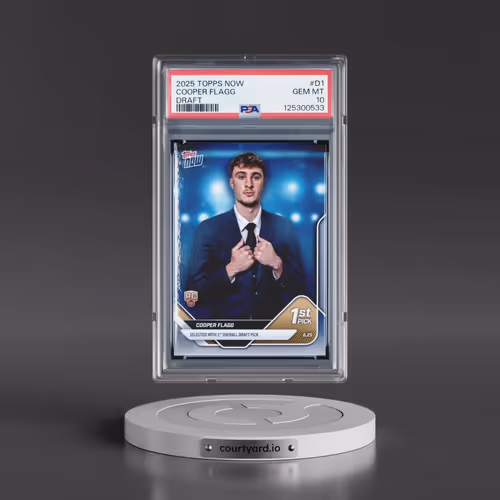 2025 Topps Now Draft #D1 Cooper Flagg (PSA 10 GEM MINT)