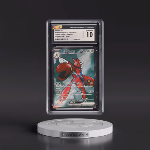 2024 Pokémon Sv5m-Cyber Judge #089 Scizor EX - Holo Super Rare (CGC 10 GEM MINT)