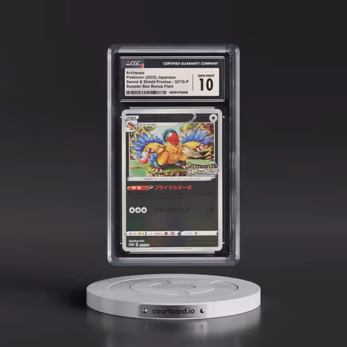 2019 Sword & Shield Promos #327/S-P Archeops - Reverse Holo Booster Box Bonus Pack () (CGC 10 GEM MI