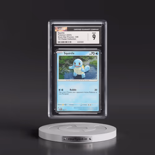 2023 Black Star Promos - Scarlet & Violet SVP EN #048 Squirtle - Cosmos Holo (CGC 9 MINT)