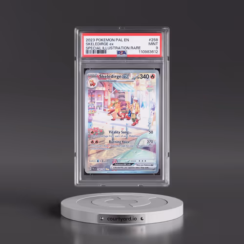 2023 Pokémon Pal EN-Paldea Evolved #258 Skeledirge EX - Holo Special Illustration Rare (PSA 9 MINT)