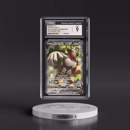 2021 Shining Fates #SV105/SV122 Rillaboom V - Shiny Vault Holo (CGC 9 MINT)