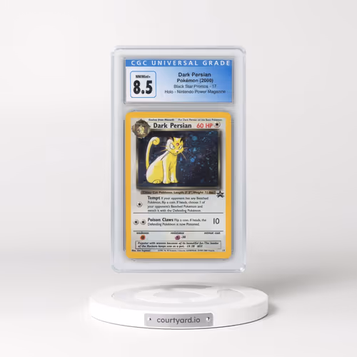 1999 Black Star Promos #17 Dark Persian - Nintendo Power Magazine (Holo) (CGC 8.5 NM-MT+)