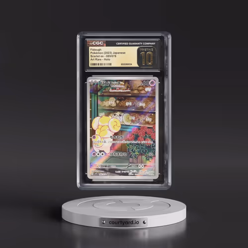 2023 Scarlet ex #085/078 Fidough - Art Rare Holo (CGC 10 PRISTINE)