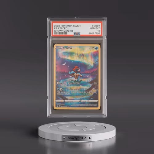 2023 Pokémon Sword and Shield Crown Zenith #GG07 Keldeo - Full Art (PSA 10 GEM MINT)