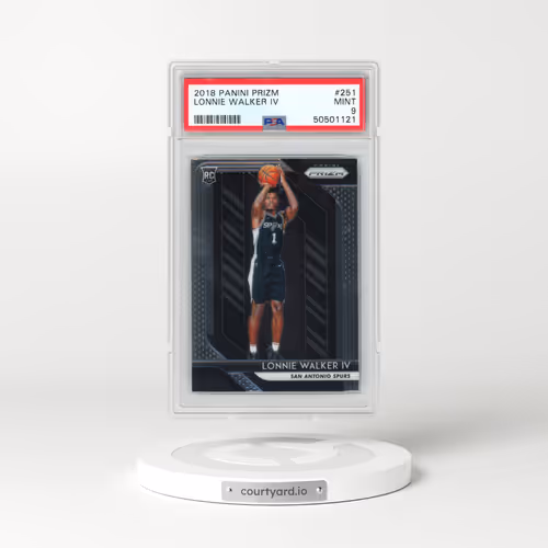 2018 Panini Prizm #251 Lonnie Walker IV (PSA 9 MINT)