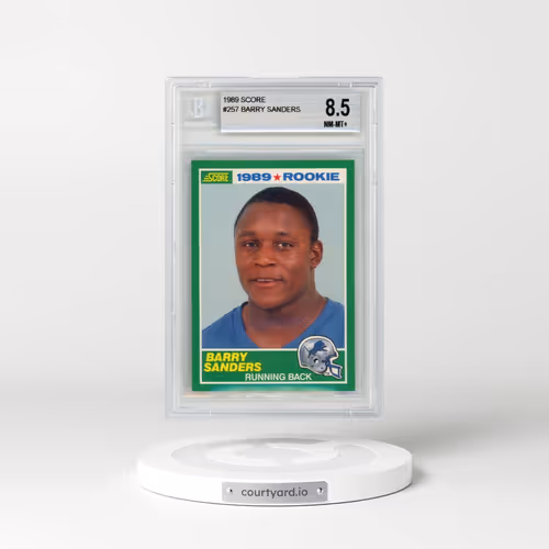1989 Score #257 Barry Sanders (BGS 8.5 NM-MT+)