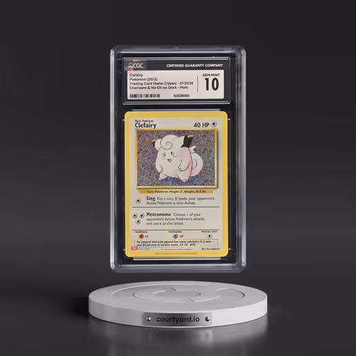 2023 Pokémon Clc-Trading Card Game Classic Charizard & HO-Oh EX Deck #013 Clefairy (CGC 10 GEM MINT)