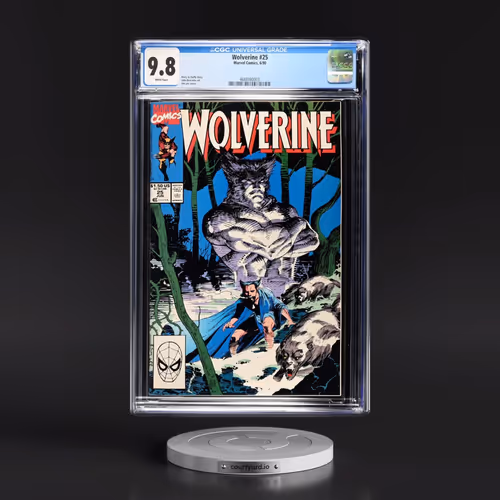 Wolverine #25 CGC 9.8 White Pages (Marvel Comics, 6/90) - Universal