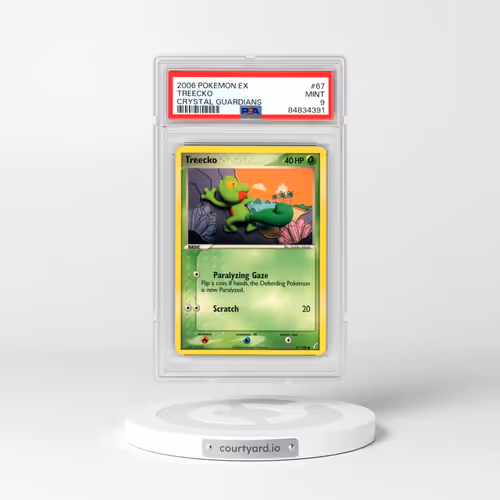 2006 Pokémon EX Crystal Guardians #67 Treecko (PSA 9 MINT)