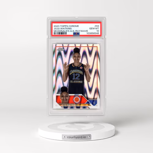 2023 Topps Chrome Mcdonald's All-American #93 Juju Watkins - Raywave (PSA 10 GEM MINT)
